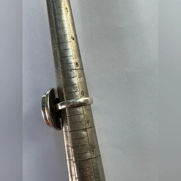 Vintage Boho labradorite Ring Sz 6 1/4 - Picture 3 of 6